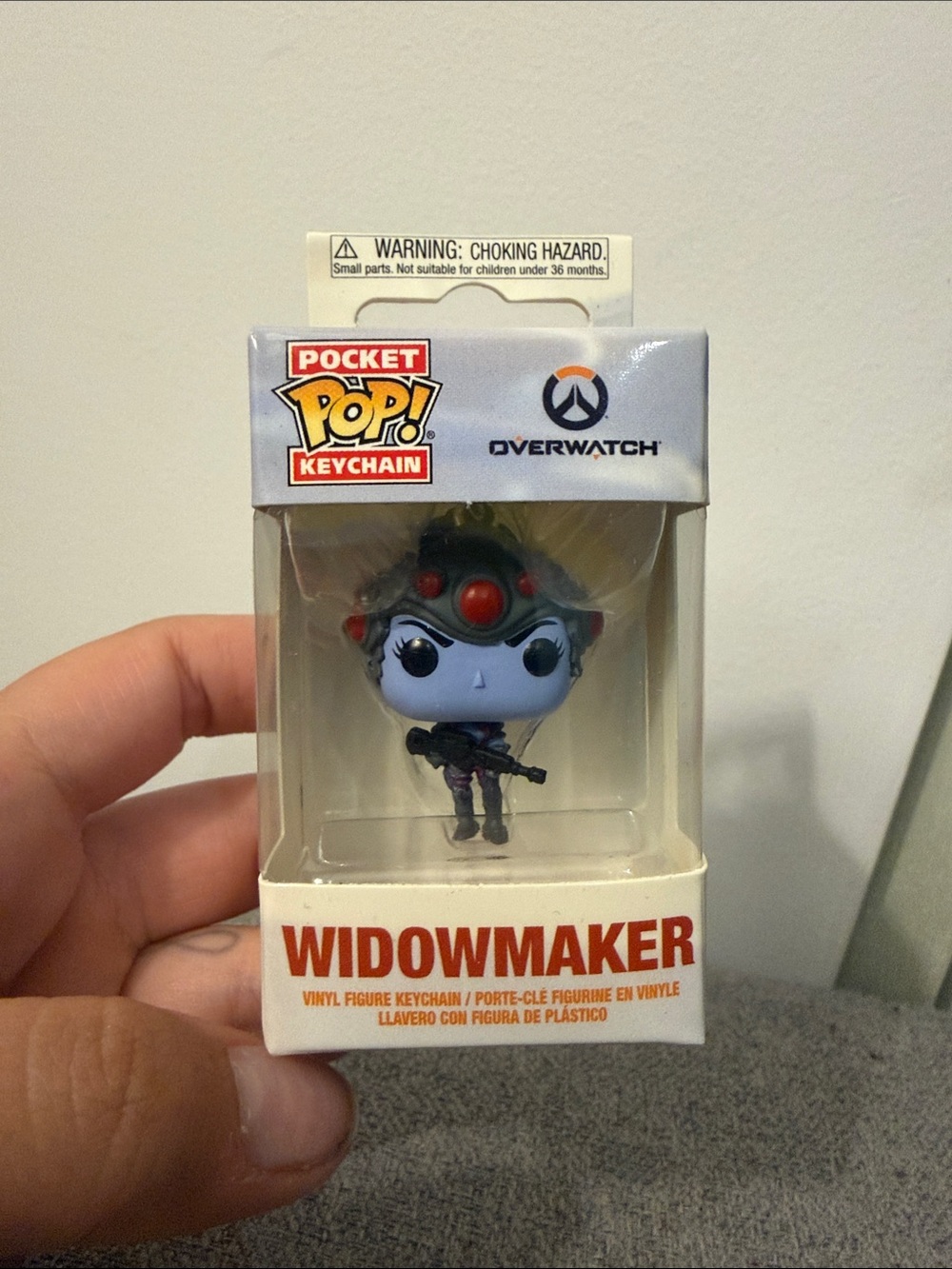Funko Pocket Pop! Keychain Widowmaker - Blue, Black & Purple